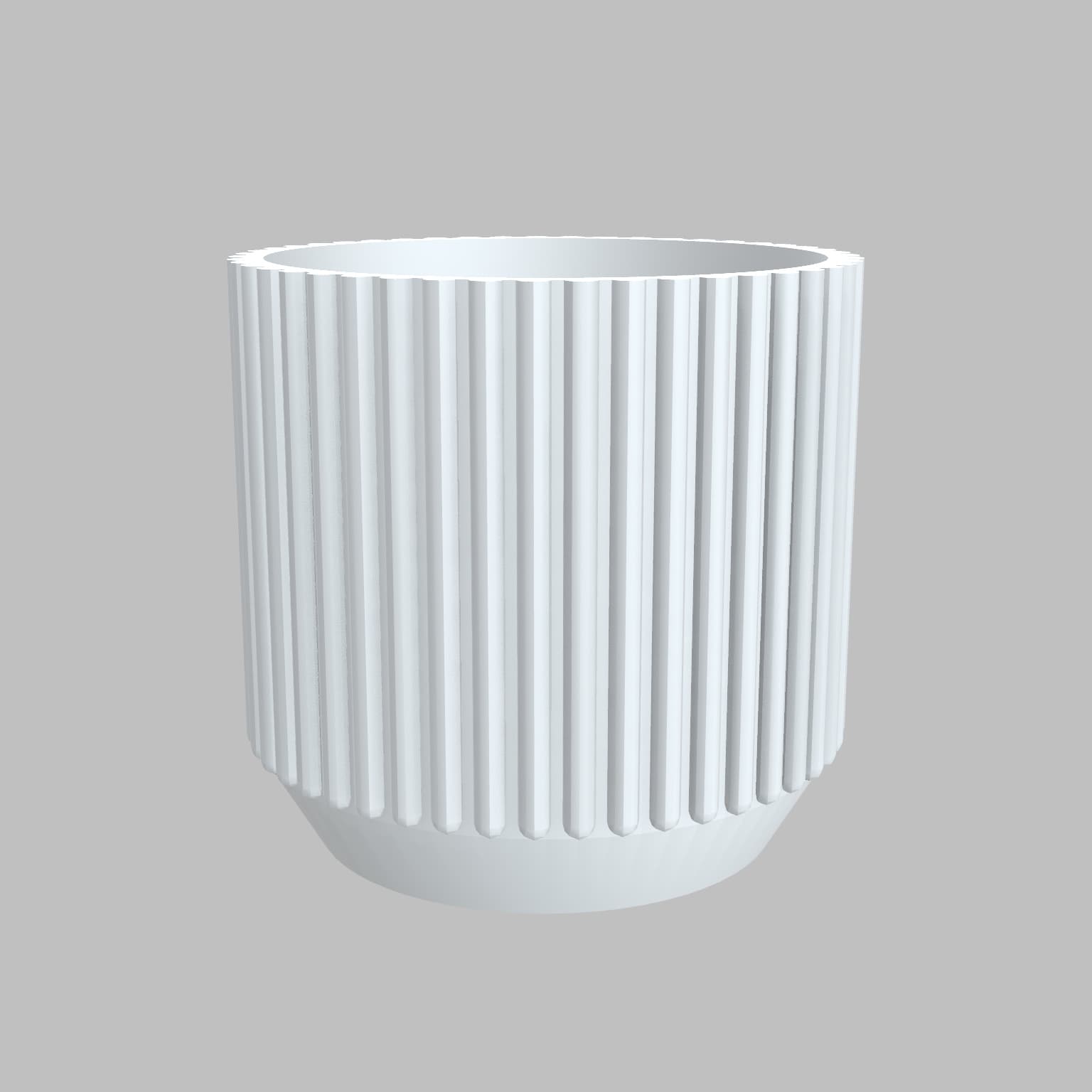 Customizeable Fluted Planter